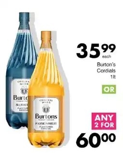Save Hyper Burton's Cordials offer