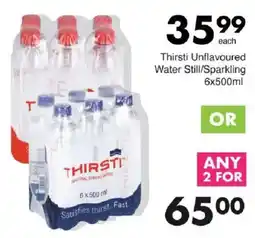 Save Hyper Thirsti Unflavoured Water Still/ Sparkling offer