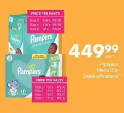 Save Hyper Pampers Mega Box Diapers/ Nappies offer
