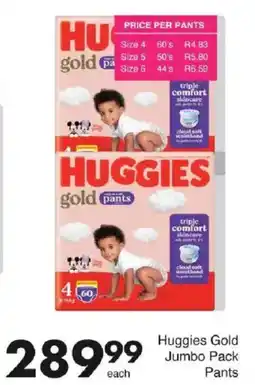 Save Hyper Huggies Gold Jumbo Pack Pants offer