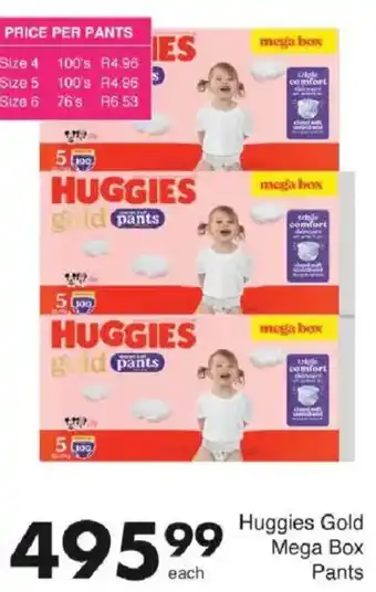 Save Hyper Huggies Gold Mega Box Pants offer