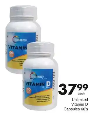 Save Hyper Unlimited Vitamin D Capsules offer