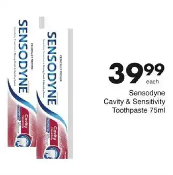 Save Hyper Sensodyne Cavity & Sensitivity Toothpaste offer
