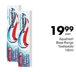 Save Hyper Aquafresh Base Range Toothpaste offer