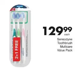 Save Hyper Sensodyne Toothbrush Mutlicare Value Pack offer