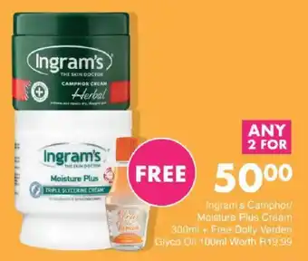 Save Hyper Ingram's Camphor/ Moisture Plus Cream offer