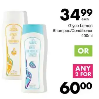 Save Hyper Glyco Lemon Shampoo/ Conditioner offer