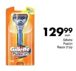 Save Hyper Gillette Fusion Razor 2 Up offer