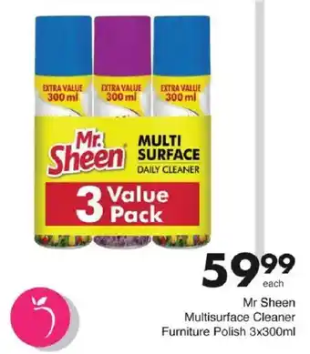 Save Hyper Mr Sheen Multisurface Cleaner Furniture Polish offer