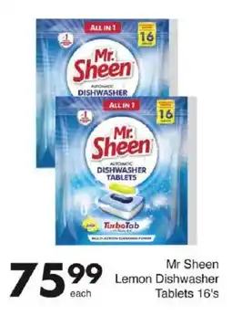Save Hyper Mr Sheen Lemon Dishwasher Tablets offer
