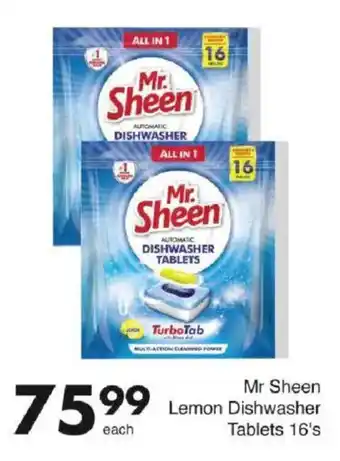 Save Hyper Mr Sheen Lemon Dishwasher Tablets offer