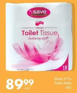 Save Hyper Save 2 Ply Toilet Rolls offer