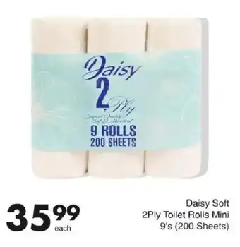 Save Hyper Daisy Soft 2Ply Toilet Rolls Mini offer