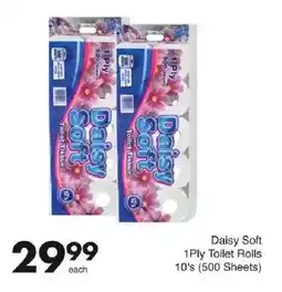 Save Hyper Daisy Soft 1 Ply Toilet Rolls offer