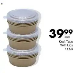 Save Hyper Kraft Tubs With Lids offer