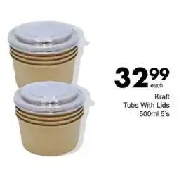 Save Hyper Kraft Tubs With Lids offer