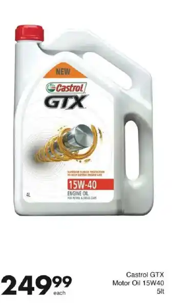 Save Hyper Castrol GTX Motor Oil 15W40 offer
