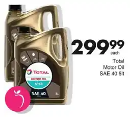 Save Hyper Total Motor Oil SAE 40 offer