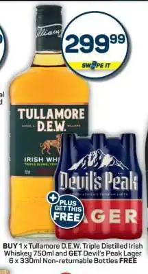 Pick n Pay Tullamore D.E.W. Triple Distilled Irish Whiskey 750ml offer