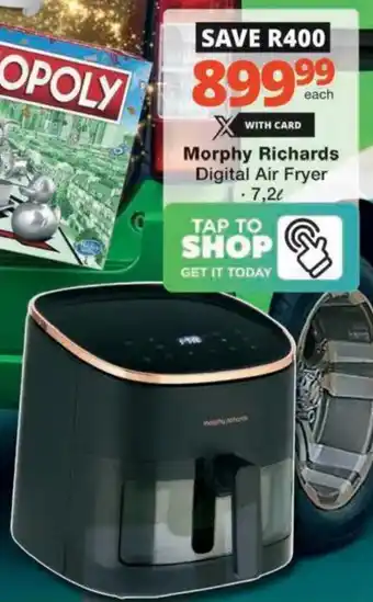 Checkers Hyper Morphy Richards Digital Air Fryer offer