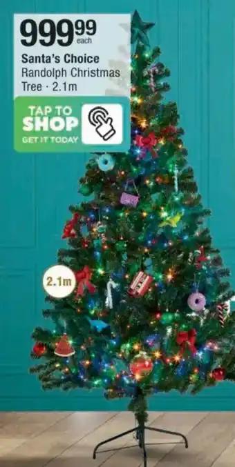 Checkers Hyper Santa's Choice Randolph Christmas Tree offer