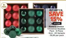 Checkers Hyper Santa's Choice Christmas Baubles Pack offer