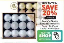 Checkers Hyper Santa's Choice Christmas Baubles Pack offer