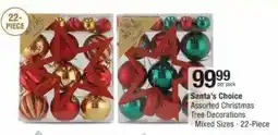 Checkers Hyper Santa's Choice Assorted Christmas Tree Decorations offer