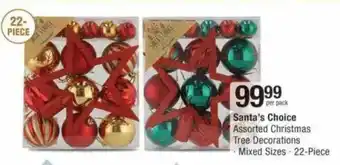 Checkers Hyper Santa's Choice Assorted Christmas Tree Decorations offer