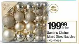 Checkers Hyper Santa's Choice Mixed Sized Baubles offer