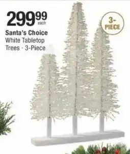 Checkers Hyper Santa's Choice White Tabletop Trees offer
