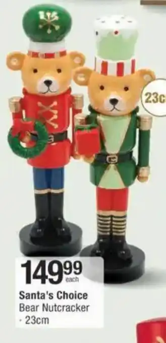 Checkers Hyper Santa's Choice Bear Nutcracker offer