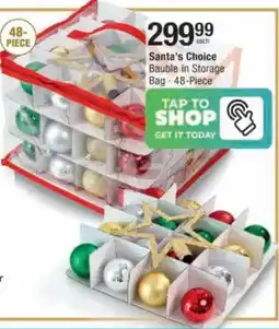 Checkers Hyper Santa's Choice Bauble in Storage Bag offer
