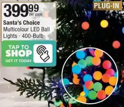 Checkers Hyper Santa's Choice Multicolour LED Ball Lights offer