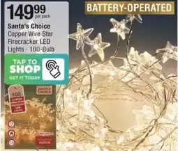 Checkers Hyper Santa's Choice Copper Wire Star Firecracker LED Lights offer