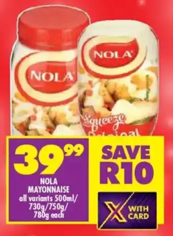 Shoprite Nola Mayonnaise offer