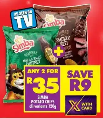 Shoprite Simba potato chips offer
