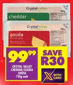 Shoprite Crystal valley cheddar/ gouda cheese offer
