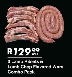 President Hyper Lamb Riblets & Lamb Chop Flavored Wors Combo Pack offer