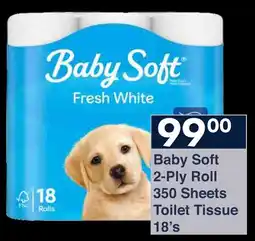 President Hyper Baby Soft 2-Ply Roll 350 Sheets Toilet Tissue offer