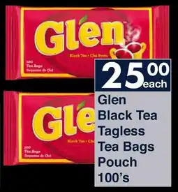 President Hyper Glen Black Tea Tagless Tea Bags Pouch offer