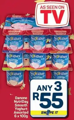 Pick n Pay Hypermarket Danone NutriDay Smooth Yoghurt Assorted offer