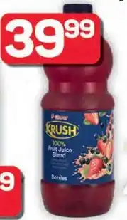 Pick n Pay Hypermarket Clover Krush 100% Fruit Juice Assorted offer