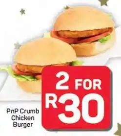 Pick n Pay Hypermarket PnP Crumb Chicken Burger offer