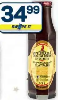 Pick n Pay Hypermarket Mrs H.S.Ball's Chutney Assorted offer