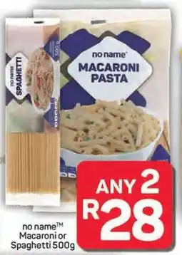 Pick n Pay Hypermarket no name Macaroni or Spaghetti offer