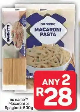 Pick n Pay Hypermarket no name Macaroni or Spaghetti offer