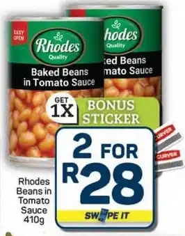 Pick n Pay Hypermarket Rhodes Beans in Tomato Sauce offer