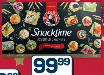 Pick n Pay Hypermarket Bakers Snacktime Savoury Biscuits offer