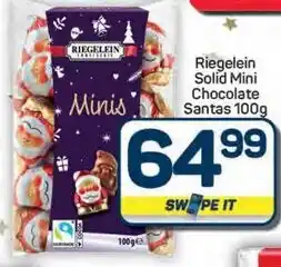 Pick n Pay Hypermarket Riegelein Solid Mini Chocolate Santas offer